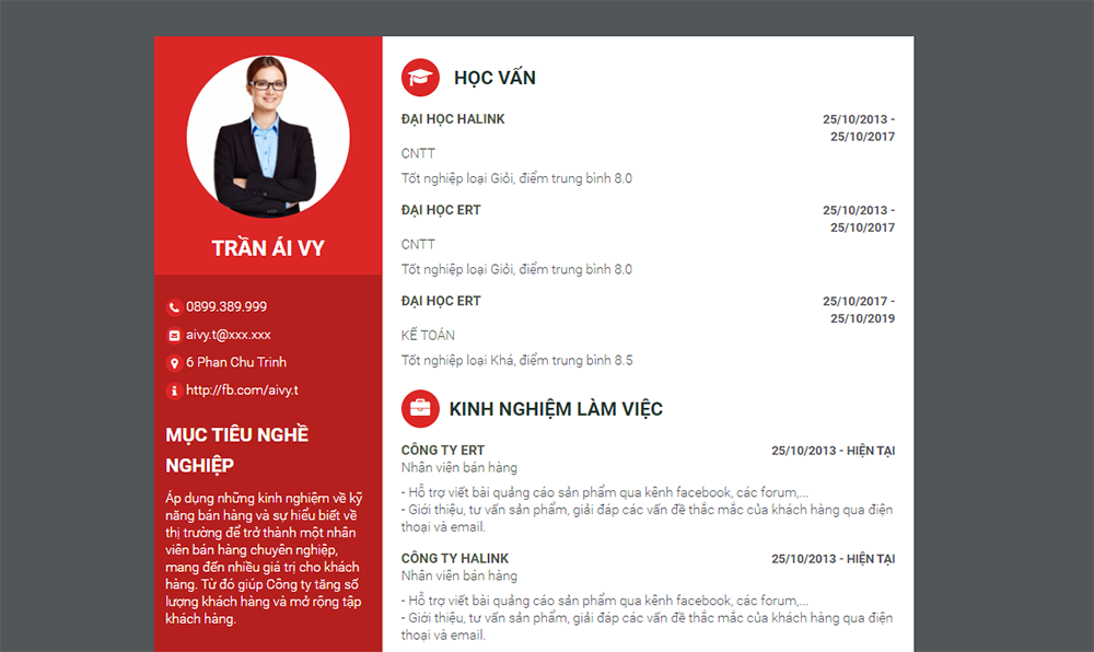 Hướng dẫn tạo CV trực tuyến miễn phí trên web ViecNgon.com